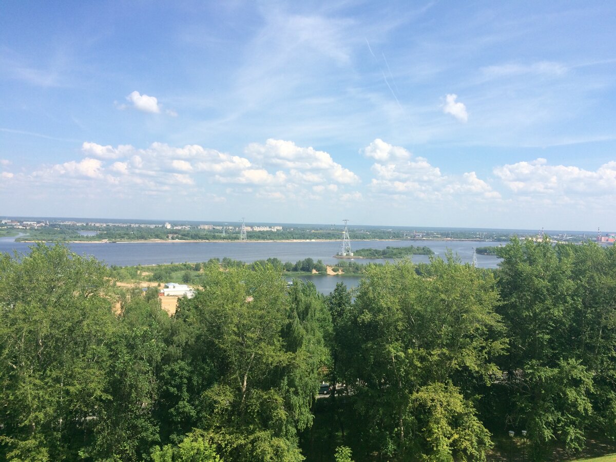 Ещё раз прощаемся с понравившейся нам канатной дорогой и городом Бор