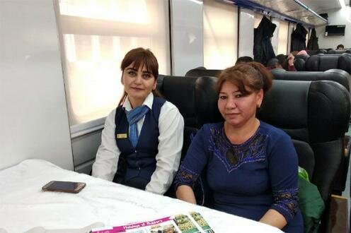  В поезде Бухара - Хива. Фото с сайта Uza.uz