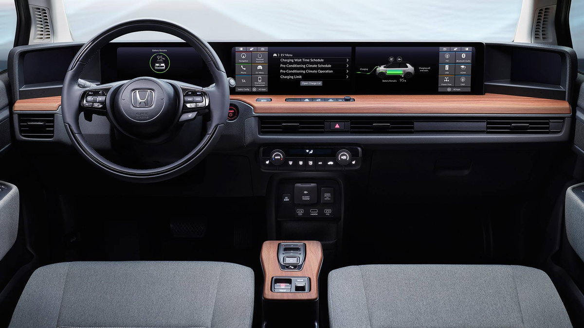 Интерьер Honda E Prototype