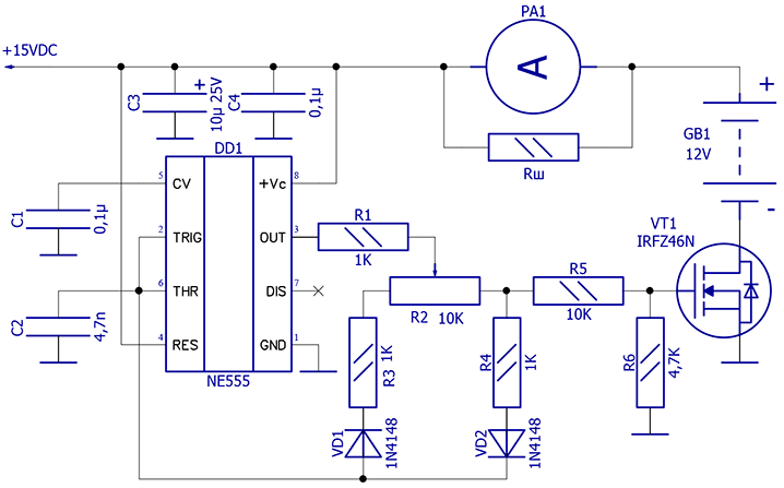 Al1820cv схема зарядного устройства