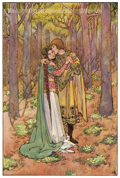 Иллюстрация Хелен Страттон к сборнику сказок "Цветы жизни"