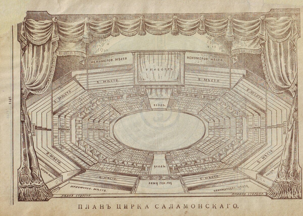 План цирка на цветном бульваре