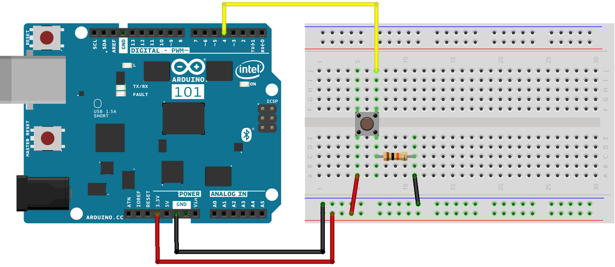 Arduino uno подключение кнопки