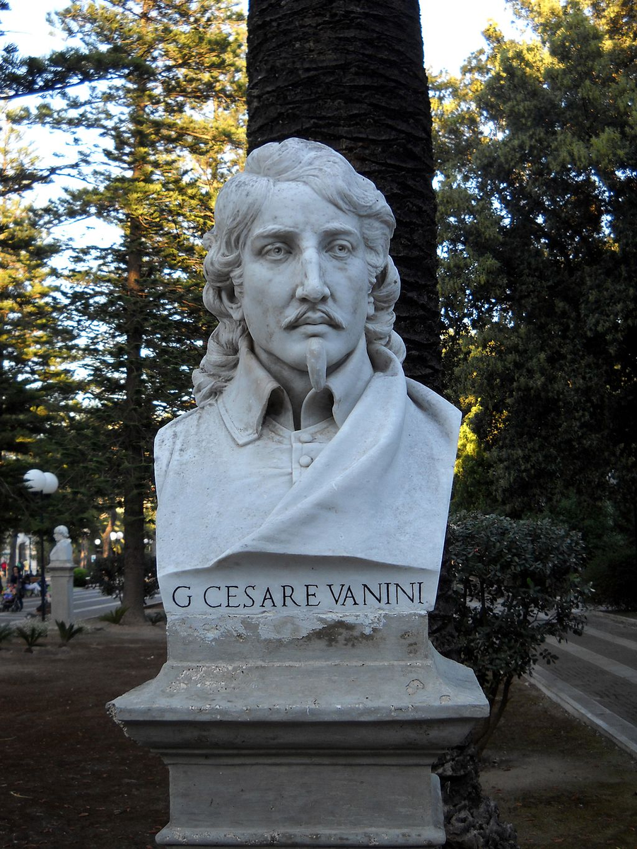Чезаре Ванини. Современный бюст. Источник: https://religionskritikk.no/nettmagasin/giulio-cesare-vanini/
