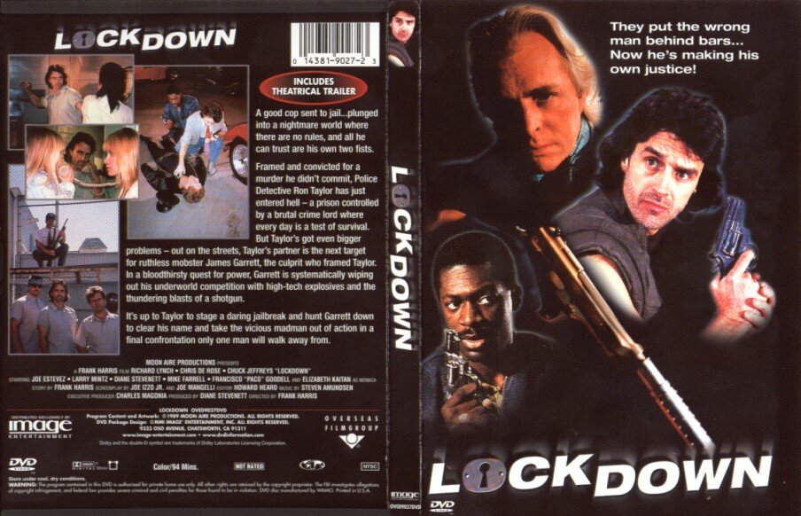 Детективы 90. Lockdown, 1990. Lockdown фильм 1990. Обложка фильма с решеткой. Убить скорпиона (1990) IMDB.