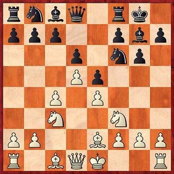 После ходов: 1.d4 Nf6 2.c4 g6 3.Nc3 Bg7 4.e4 d6 5.Nf3 0-0 6.Be2 e5 7.d5 начинается система Петросяна.
