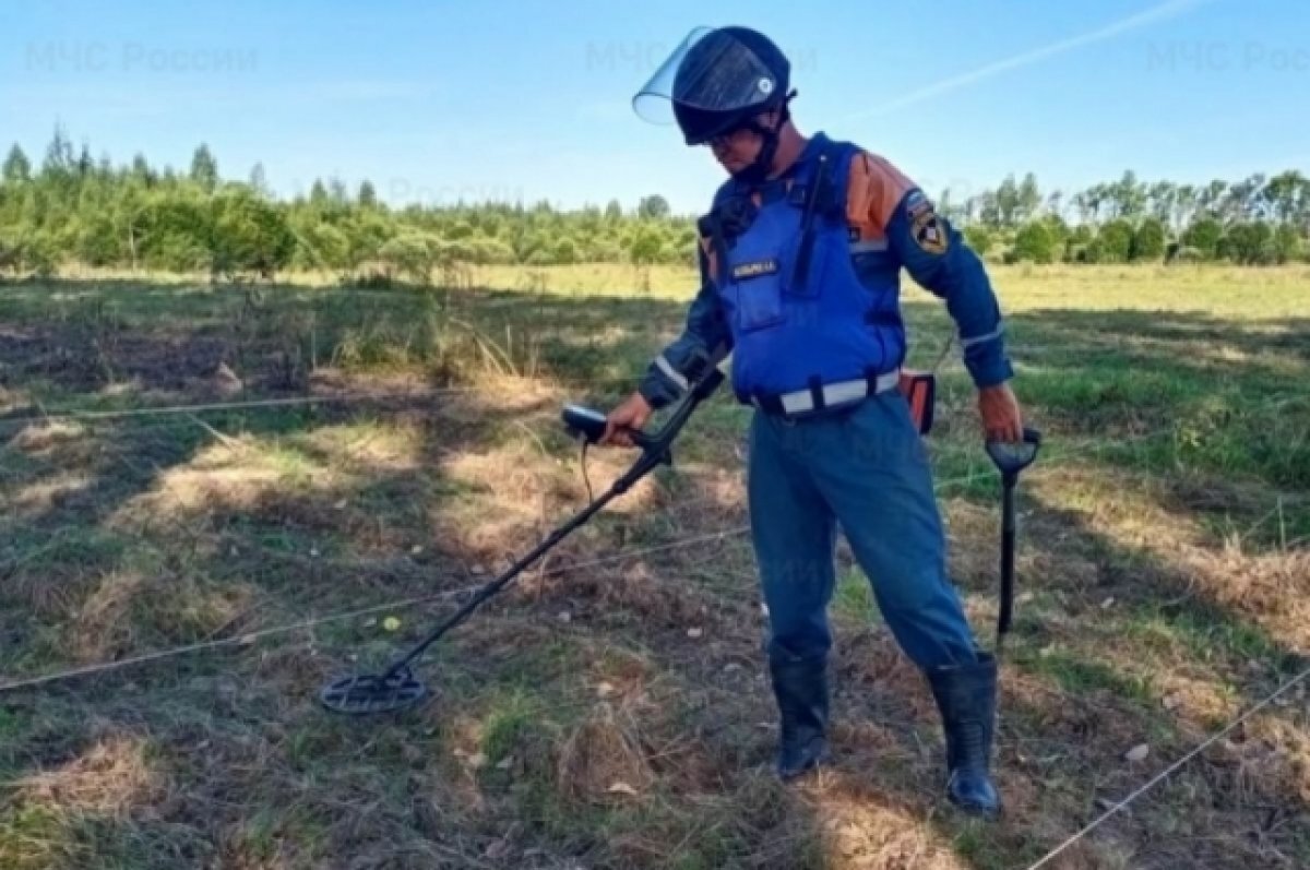    В Тверской области обезвредили две мины и два артиллерийских снаряда