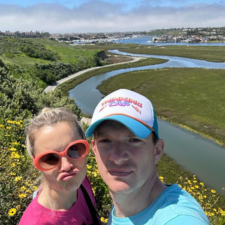 Андрей Бурковский с женой 