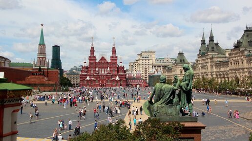 Прогулка по Красной площади. Москва.