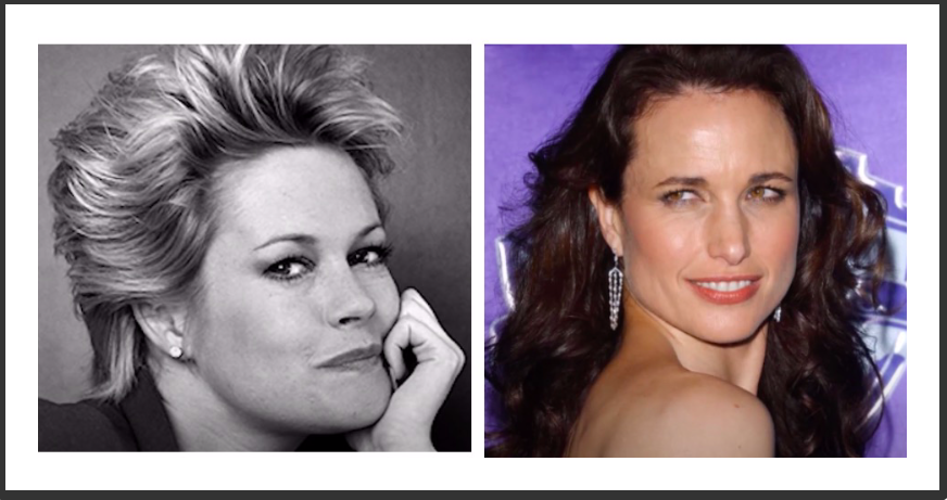 Мелани и Энди в зрелом возрасте 