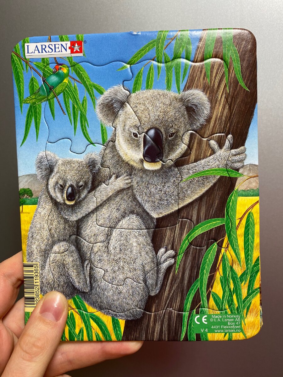 Наш самый первый пазл, в 1.7 получилось собрать все детали