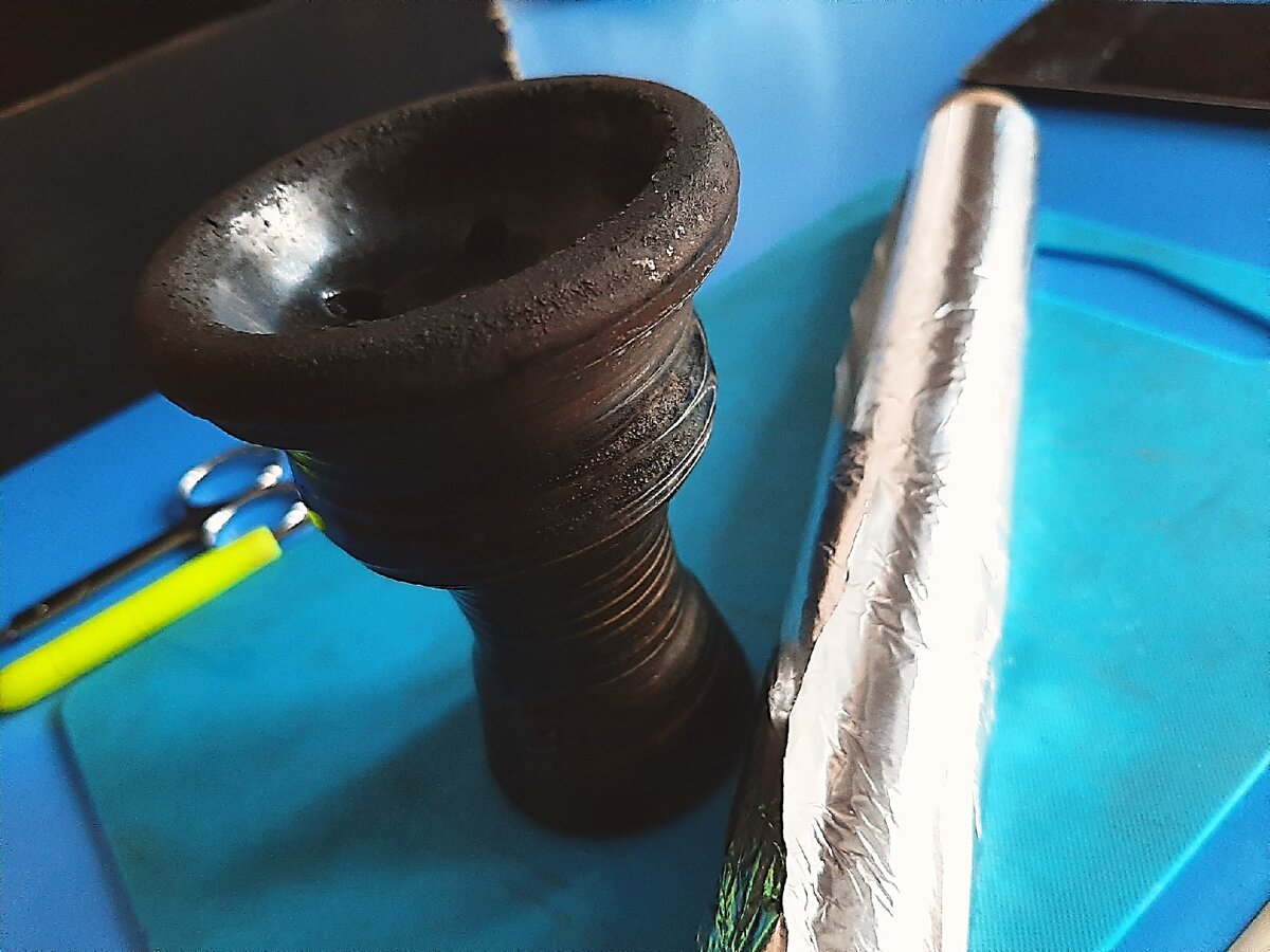 Чаша на сегодня и остатки фольги