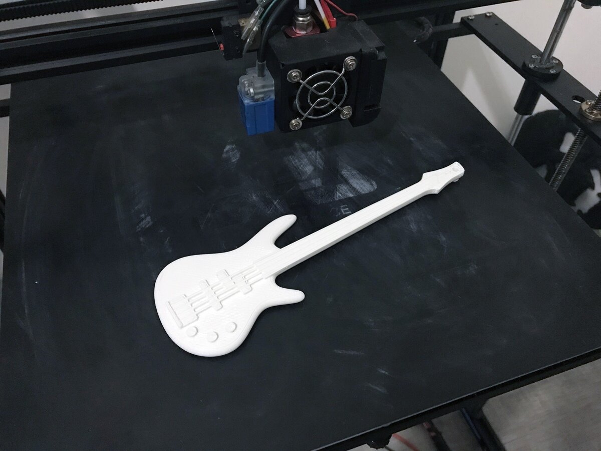 3д печать гитары.
