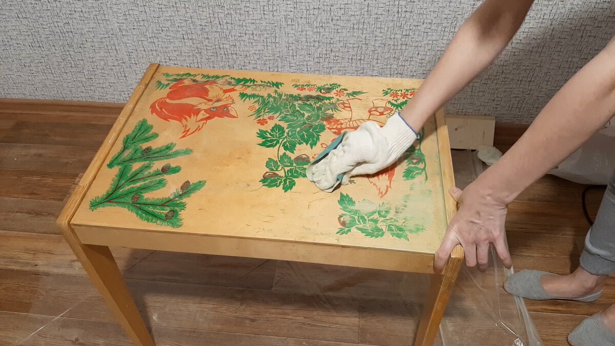 Переделка советского детского столика