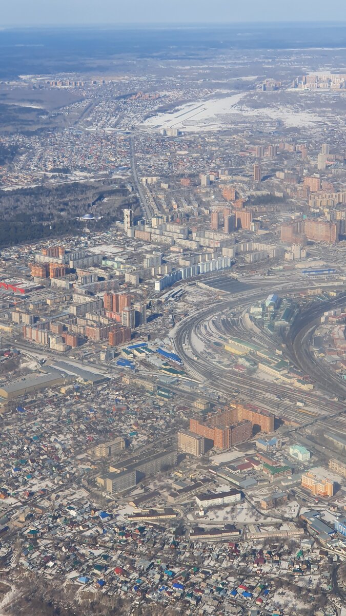 Новосибирск с высоты птичьего полета. Источник мой телефон.