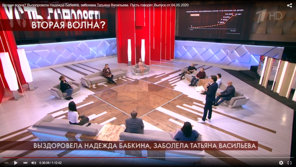 "1 канал"  "Пусть говорят" от 04.05.2020