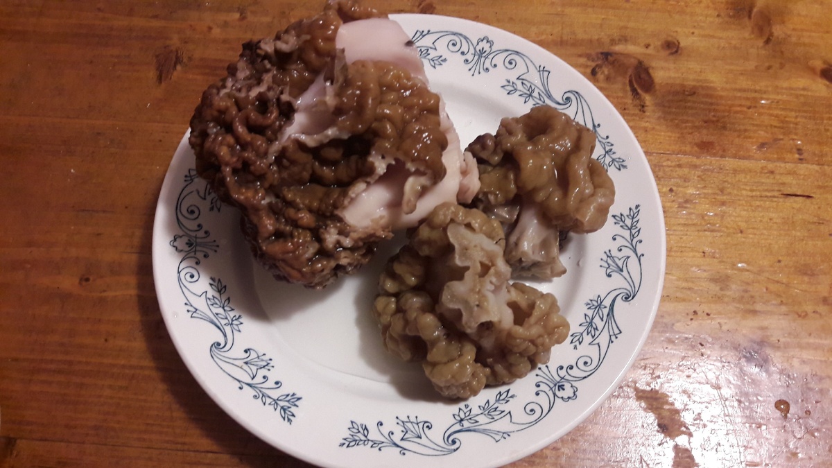 Наш улов на тарелке)