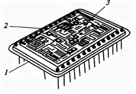 Гибридная микросхема. Гибридные Интегральные микросхемы схема. Гибридные ИМС. Толстопленочные Интегральные микросхемы. Бескорпусные ИМС.