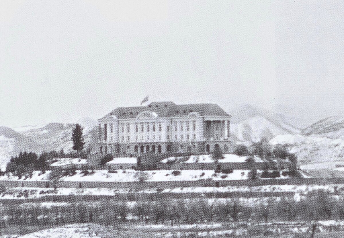 Вот так выглядел Дворец Амина в декабре 1979  года.