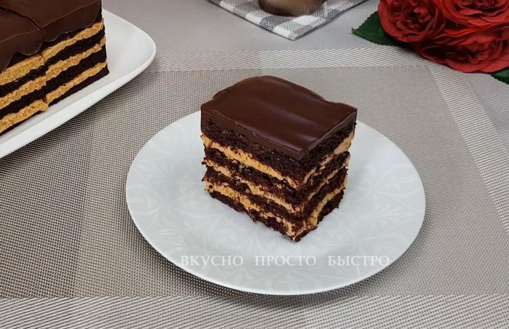 Домашний торт Твикс