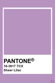 Sheer Lilac по Panton.