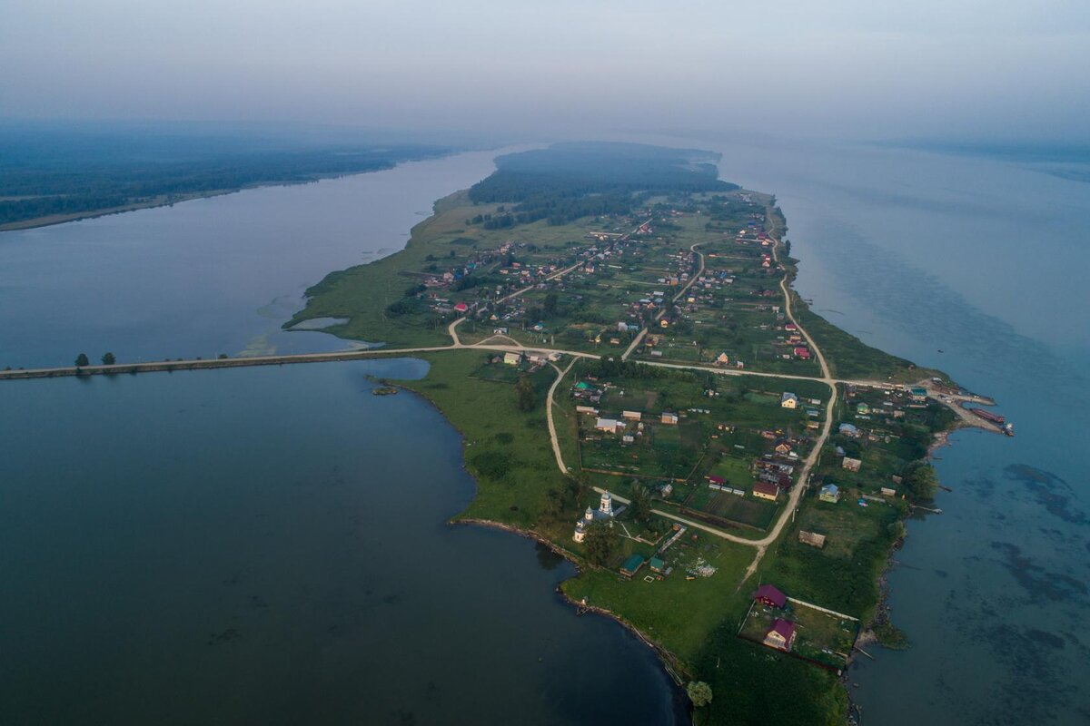 Остров Чингис Новосибирская область