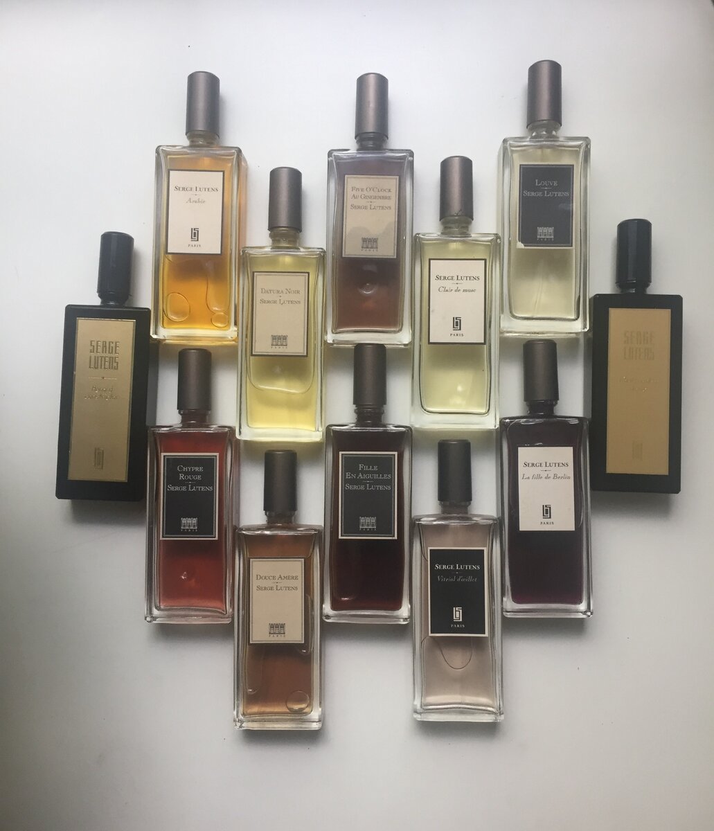 Парфюмерия Serge Lutens в старом дизайне