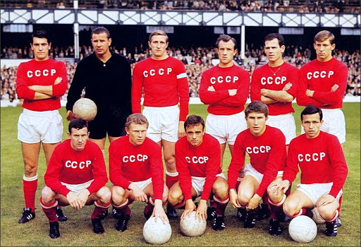 Сборная СССР на чемпионате мира 1966г. в Англии