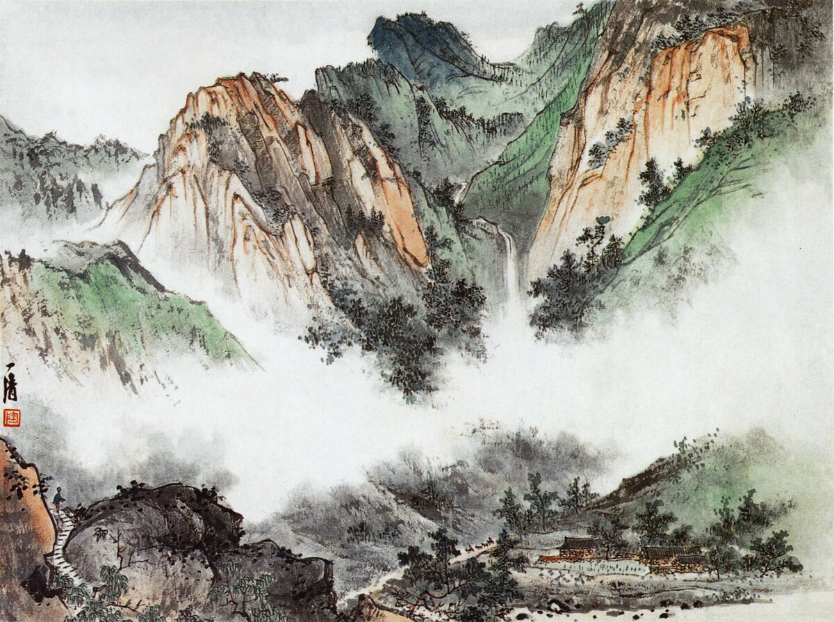 Искусство древнего Китая Пейзажная живопись