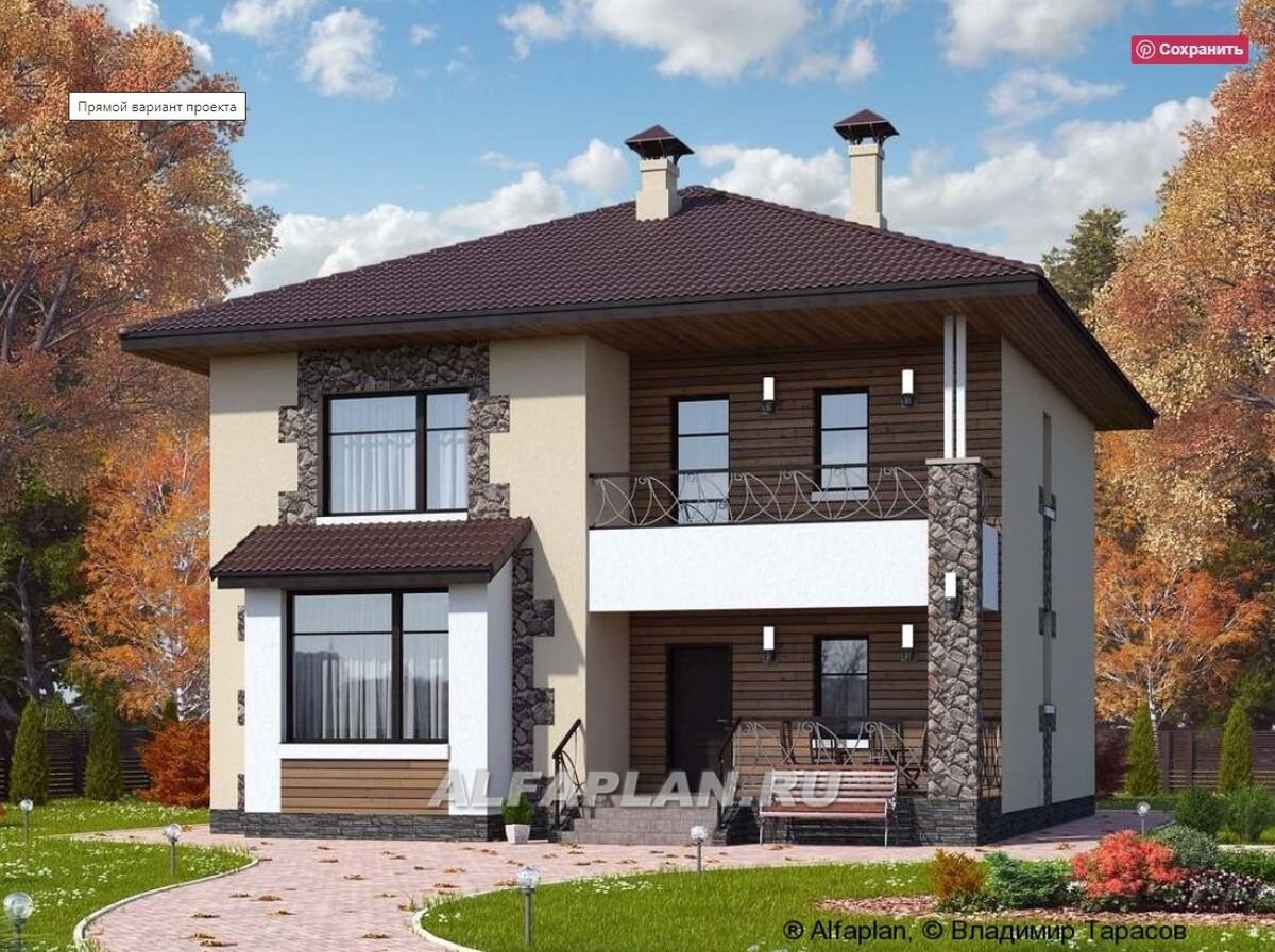 Проект дома 702А "Вереск", © Владимир Тарасов 