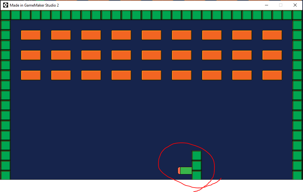 Бита проезжает сквозь стену
