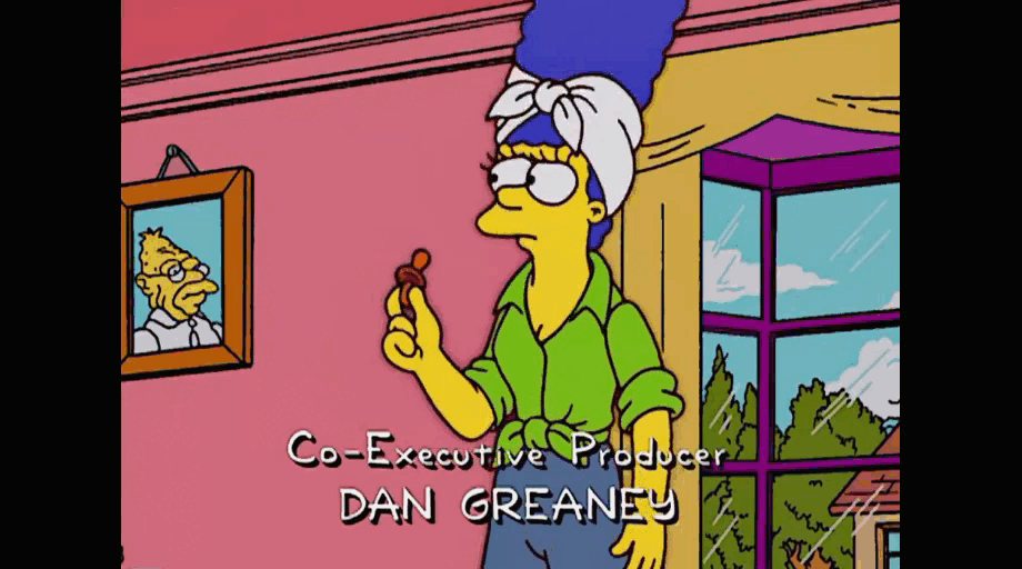 Мардж потеряла Мэгги во время уборки //Фрагмент сериала Симпсоны, s14e06