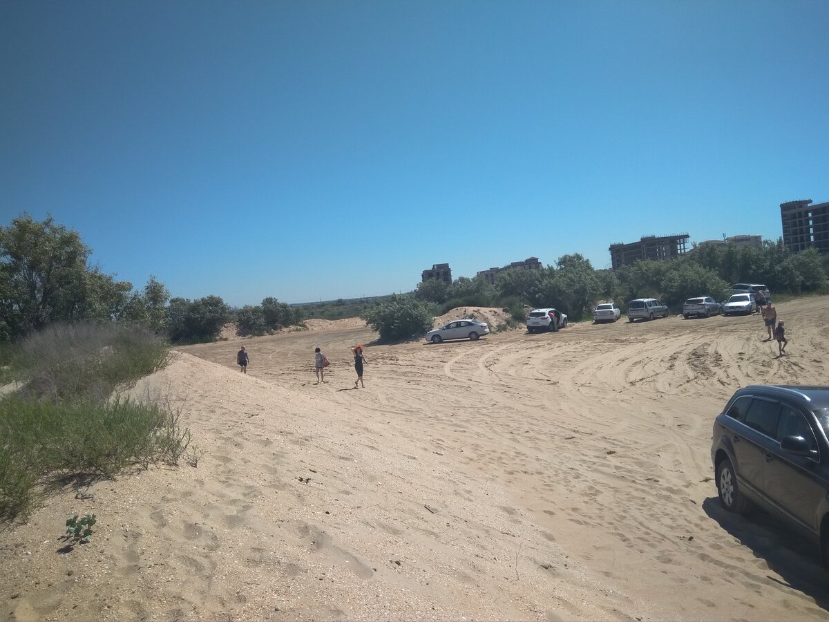 стоянка на пляже