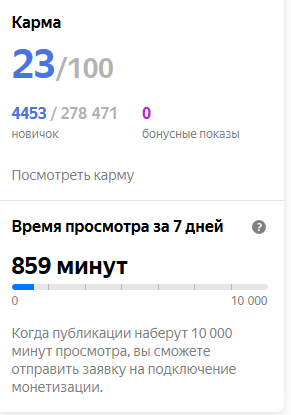 А время просмотров всё убывает...