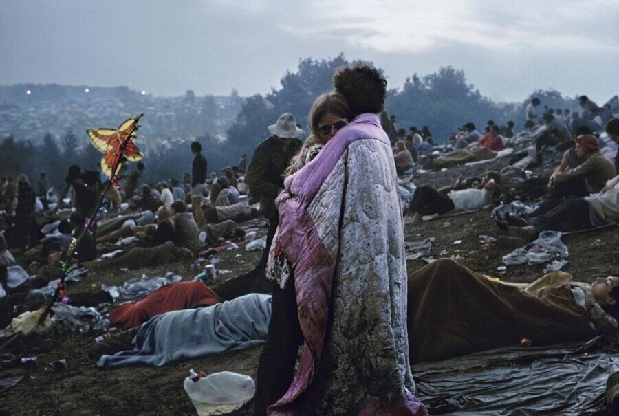 Кадр с фестиваля Woodstock. Источник: tjournal.ru