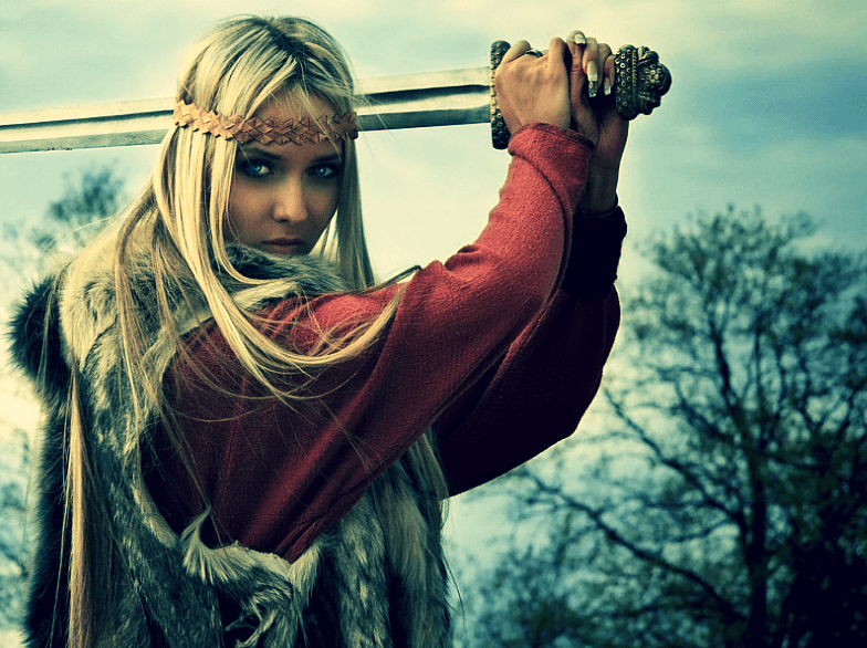 Славянская воительница.