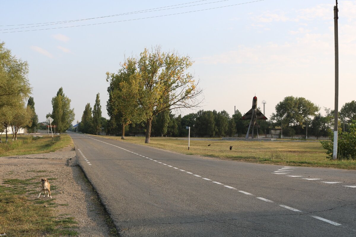 Выезд из станицы Полтавской.