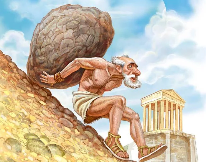 Рис. 1. Бог может создать  камень, который поднять не  сможет