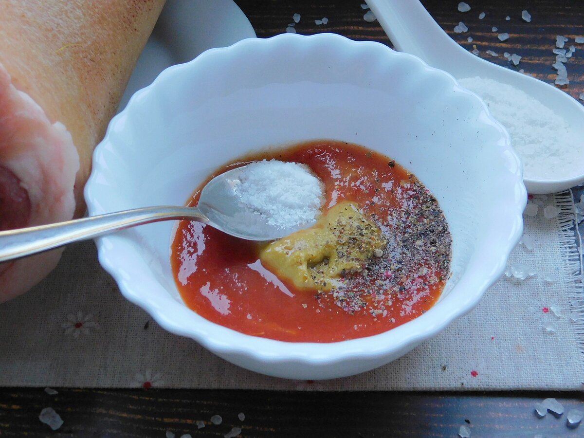 Запеченная картошка с рулькой