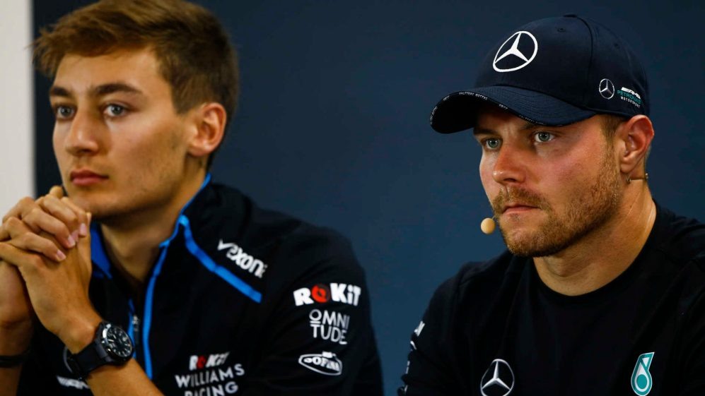 Джордж Расселл и Валттери Боттас