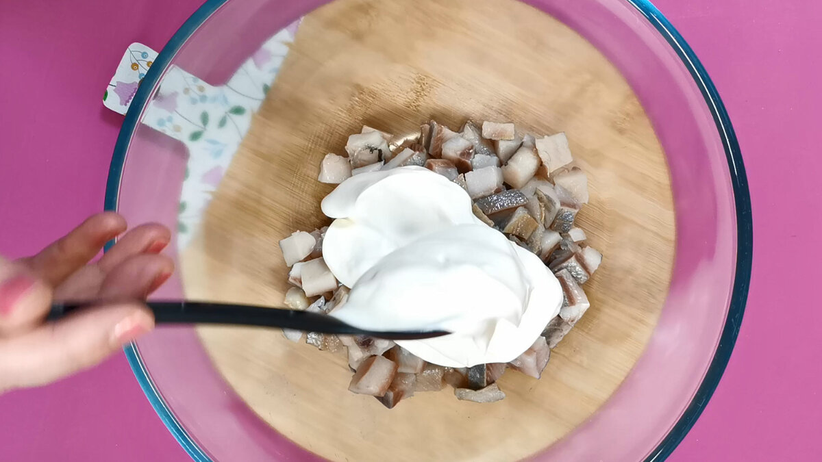 Салат с сельдью