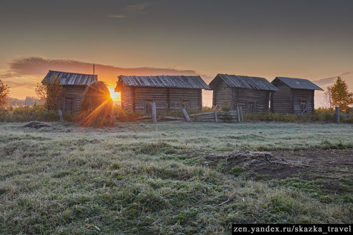 Амбары очень красивые