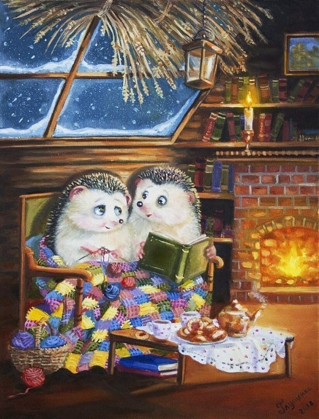 Картинка из интернета.             Художница Ирина Глущенко.