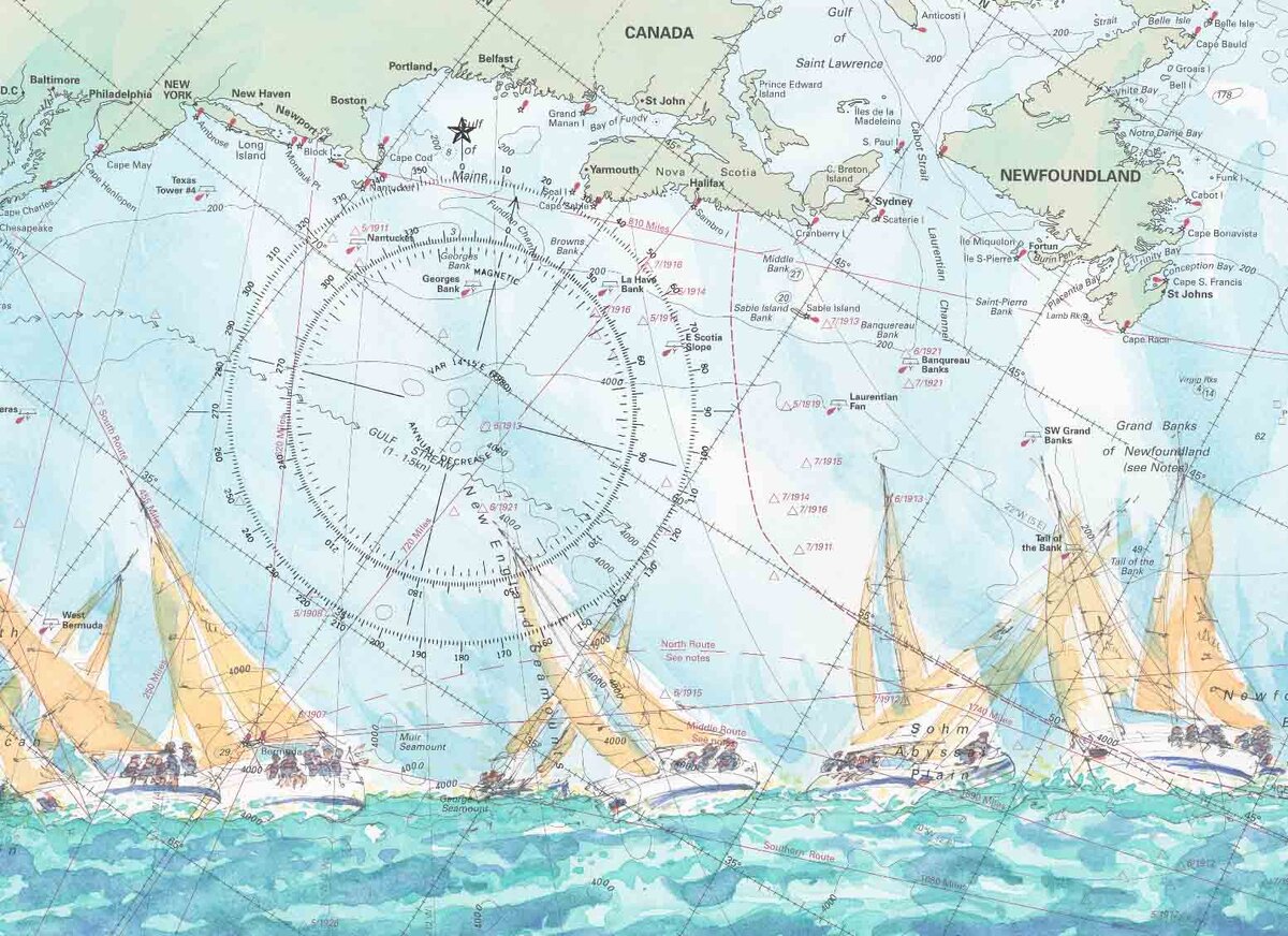 Как выглядят морские карты