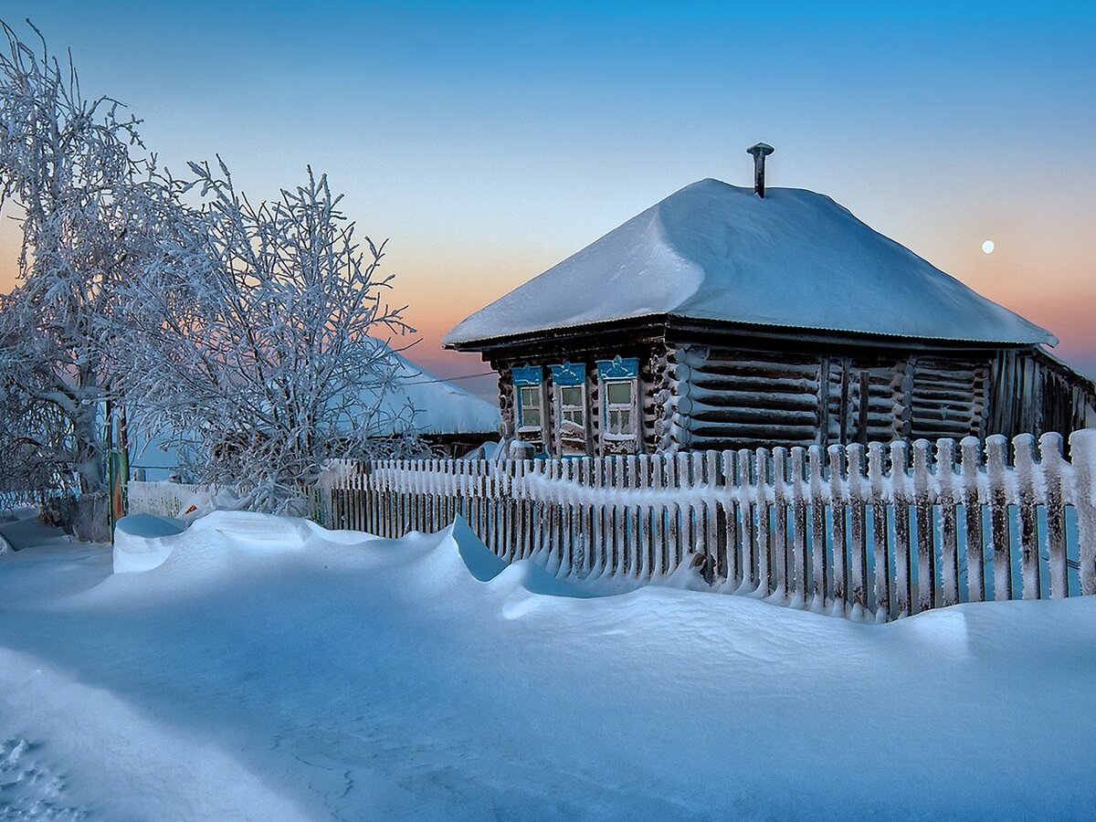 Зима в сибирской глубинке.                    Источник фото:https://i.imgur.com/rfOMd8M.jpg