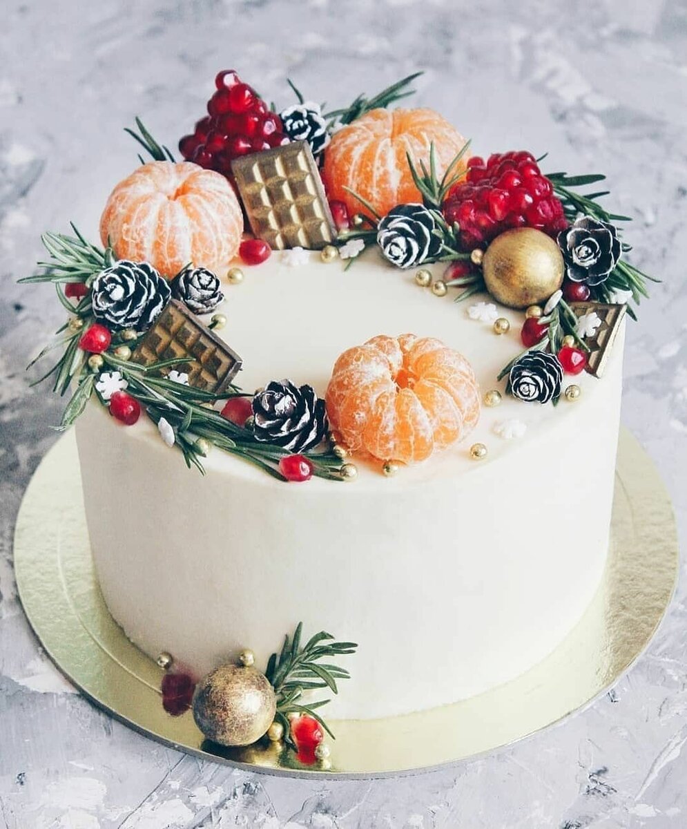 новогодний торт