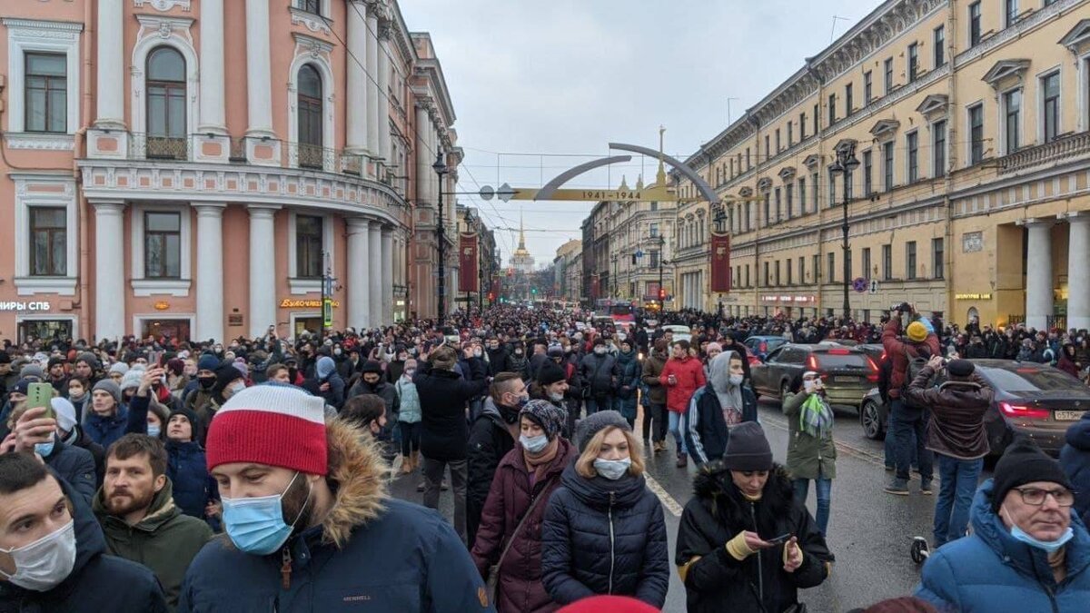 Невский проспект люди