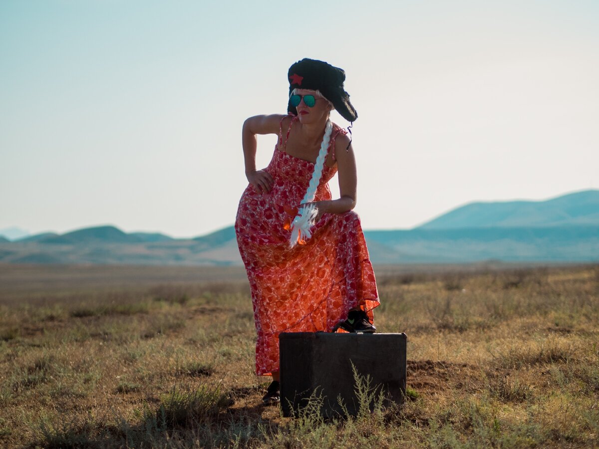 Крымская степь в районе г. Меганом