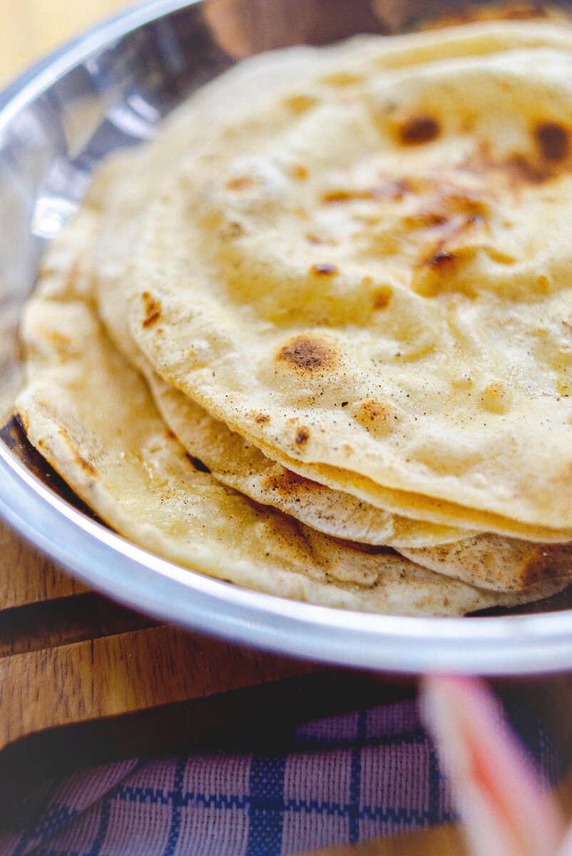 простые индийские лепешки чапати