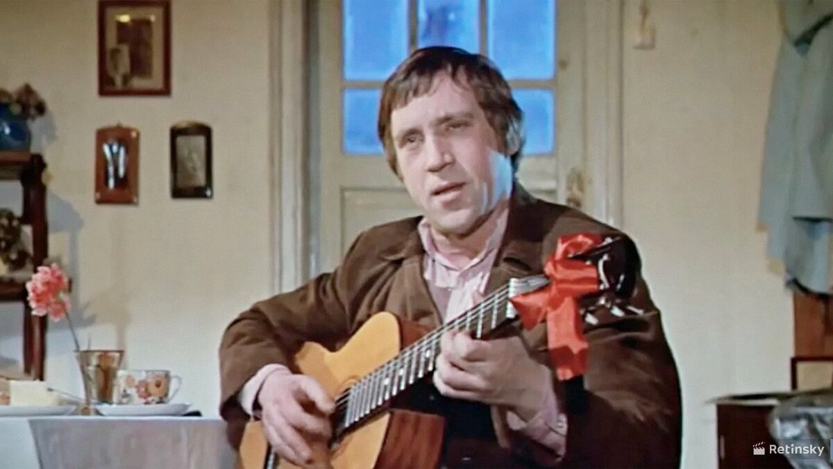 Владимир Высоцкий. Кадр из фильма «Единственная…», режиссёр Иосиф Хейфиц, 1975 год